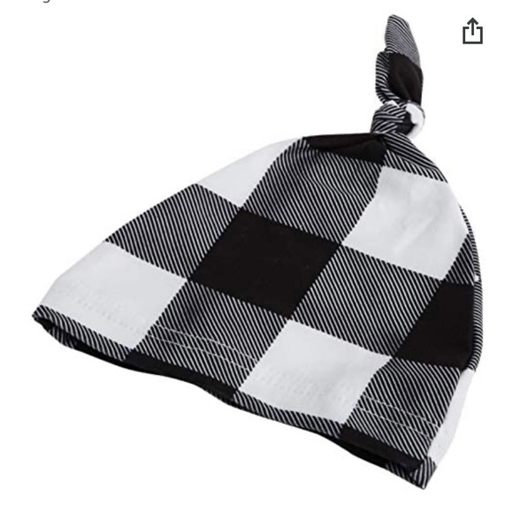 Itzy ritzy buffalo check cocoon swaddle & hat set - Picture 2 of 3